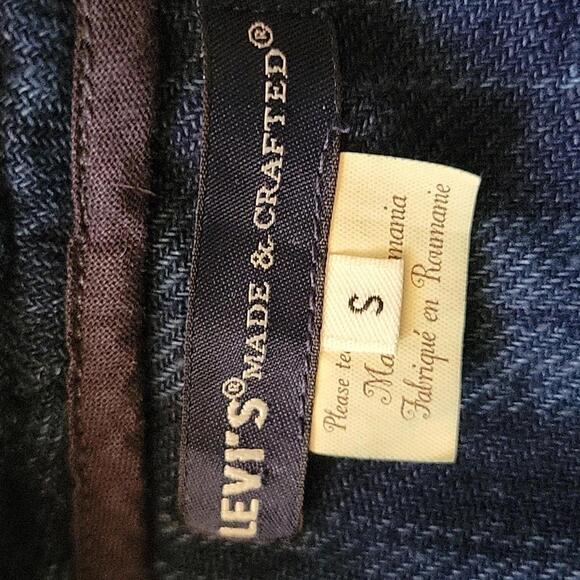 NWT Levi's small blue cotton pullover top - Picture 4 of 6